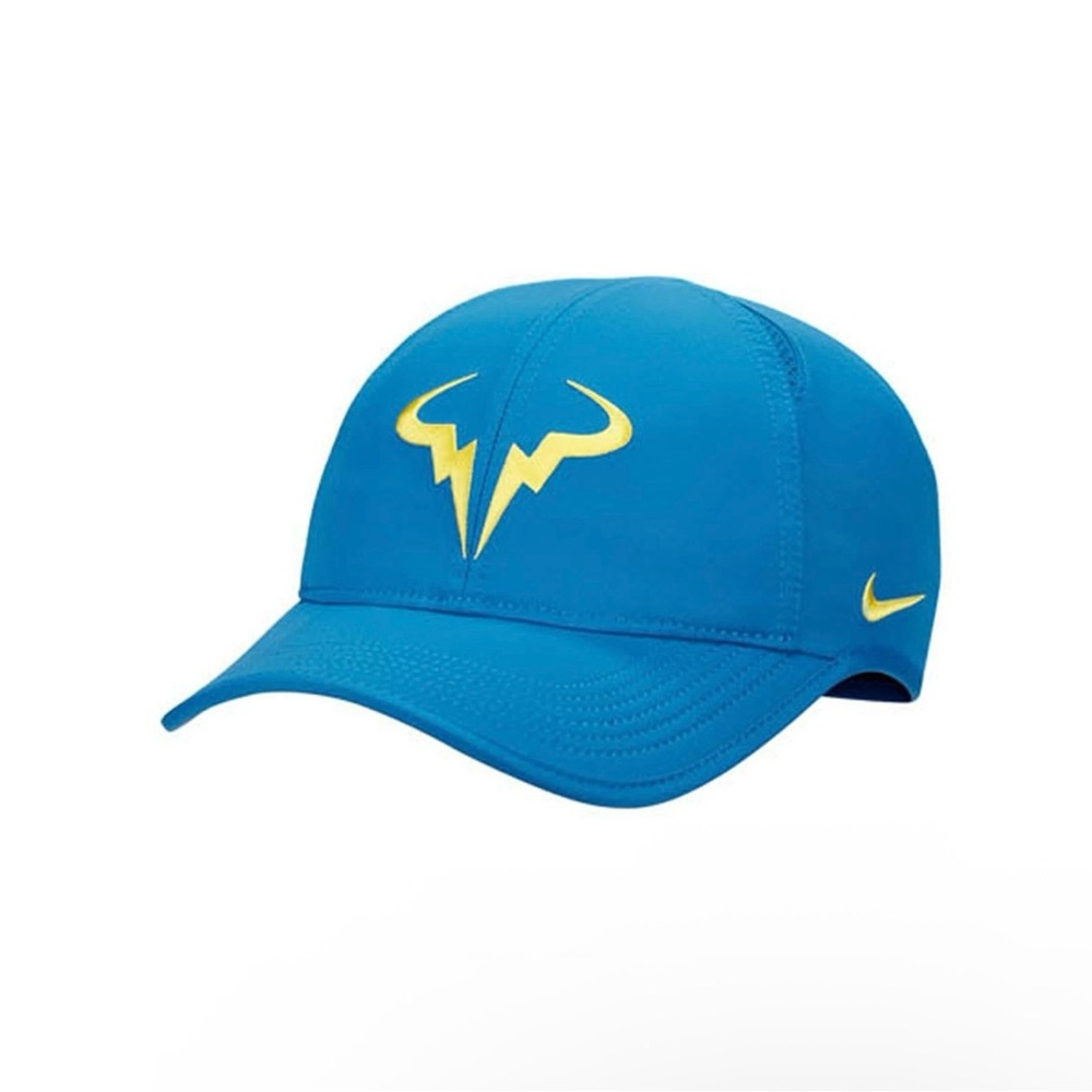 Nike Rafa Nadal Dri-FIT Hat Cap Club Adjustable Blue (FB5600-406) Adult Size M/L